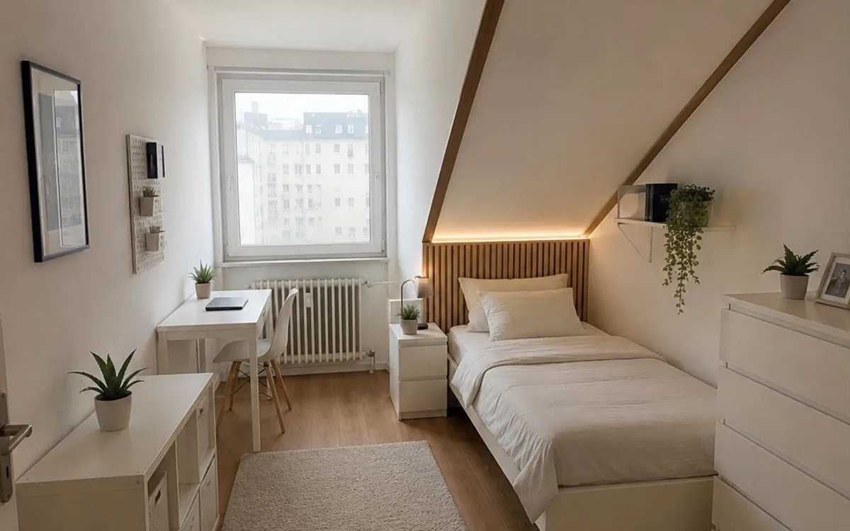 Kompakte möblierte 1-Zimmer-Wohnung in Darmstadt